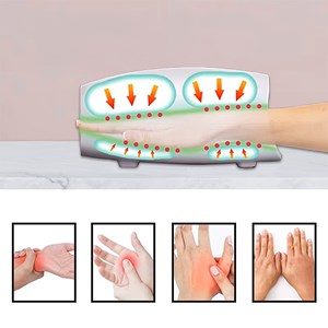 Appareil de massage pour les mains avec deux modes de fonctionnement.