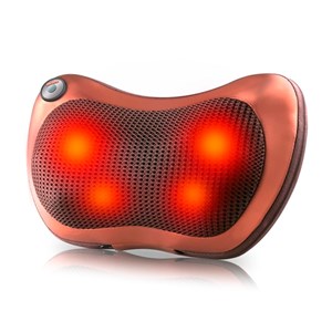 Coussin de massage avec 8 têtes, massage dans les deux sens.