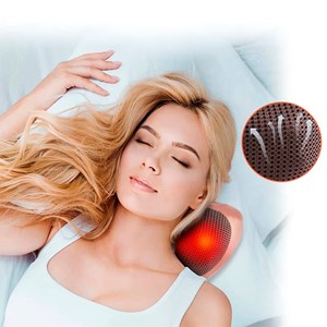 Coussin de massage avec 8 têtes, massage dans les deux sens.