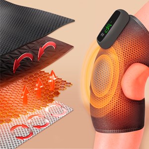 Massageur de genoux sans fil avec 5 niveaux de température .
