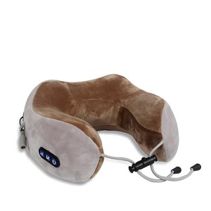 Coussin cervical de massage avec 2 modes et chaleur infrarouge.