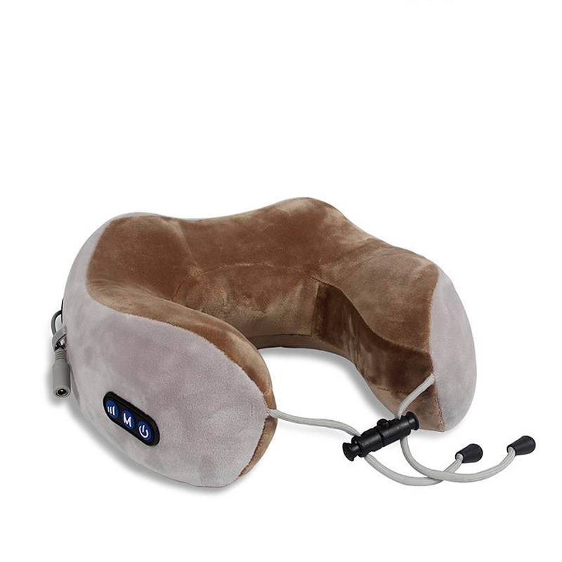 Coussin cervical de massage avec 2 modes et chaleur infrarouge.