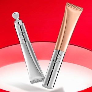 Masseur contour des yeux + crème hydratante. Microvibrations.