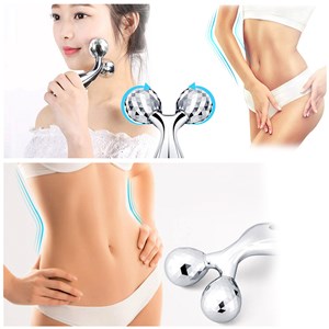 Roulette de massage 3d. Étirement lifting facial. Effet amincissant.