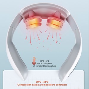 Masseur de cou h81 avec mode chaleur et impulsions.