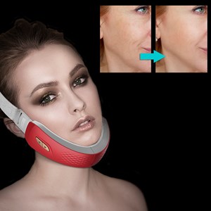 Ceinture faciale d'électrostimulation, avec traitement par lumière led…