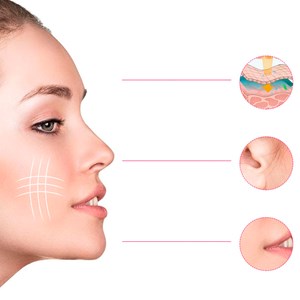 Dispositif ems de stimulation électrique faciale.
