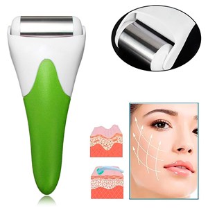 Rouleau de glace facial, instrument de massage et de soin.