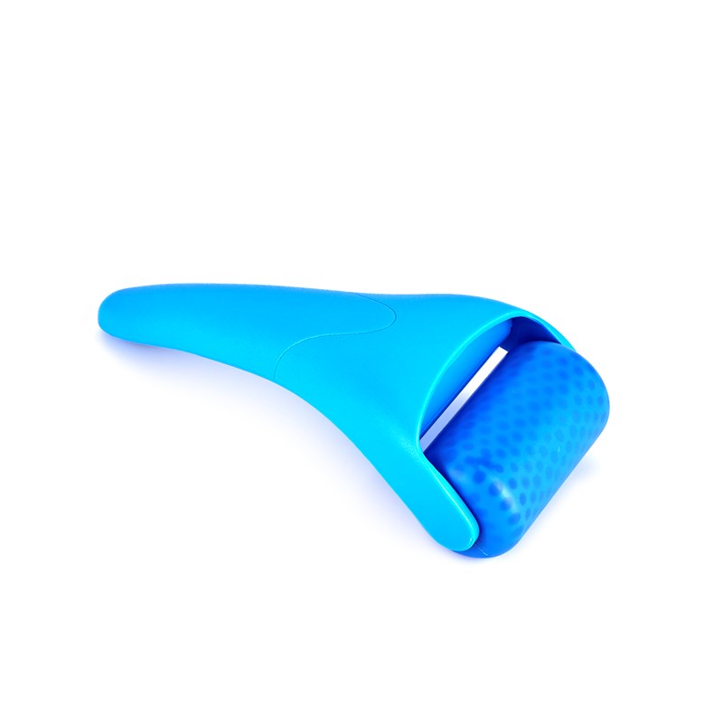 Roulette de glace faciale, instrument de massage et de soin. Tête en plastique