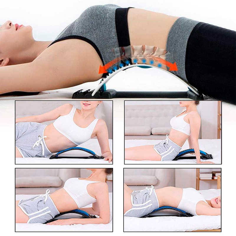 Appareil de massage pour traction lombaire.