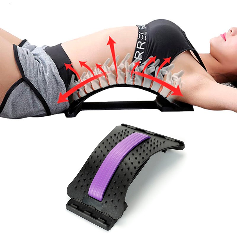 Appareil de massage de traction lombaire et acupuncture.