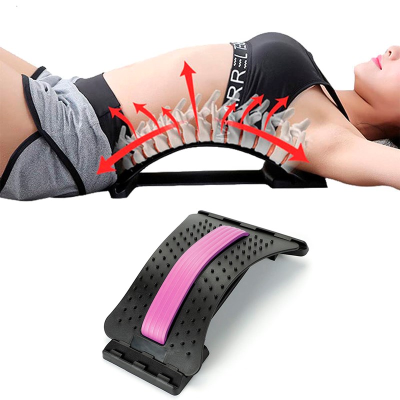 Appareil de massage de traction lombaire et acupuncture.