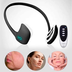 Dispositif ems de électrostimulation faciale. Effet raffermissant, remodelant.
