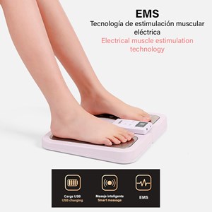 Appareil de massage des pieds pour améliorer la circulation sanguine.