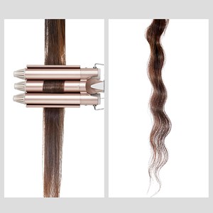 Modelateur de cheveux à 3 tubes kj-09. 45w. Température de 170 à 220 degrés.