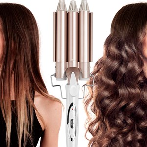 Modelateur de cheveux à 3 tubes kj-09. 45w. Température de 170 à 220 degrés.