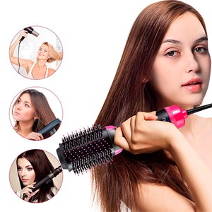 Brosse et sèche-cheveux 4 en 1. Avec 3 niveaux de chaleur.