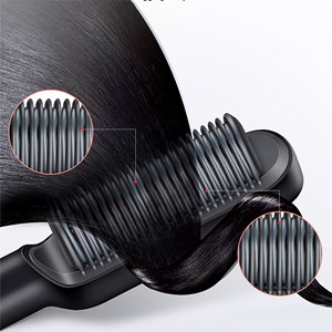 Brosse lissante pour cheveux avec 5 niveaux de chaleur entre 140 et 200ºc.
