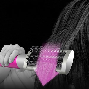 Brosse à air chaud professionnelle 6 en 1 avec têtes.