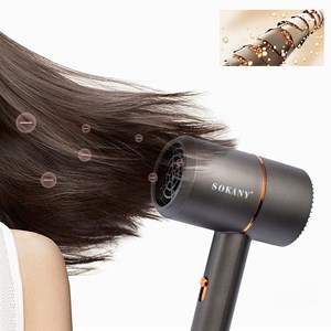 Sèche-cheveux professionnel 1200w. Haute puissance, 2 vitesses et 2.