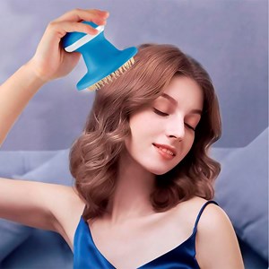 Peigne électrique vibrant masseur, spécial pour cuir chevelu.