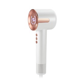 Sèche-cheveux ioniseur de 1500w, 3 vitesses, jusqu'à 90°c.