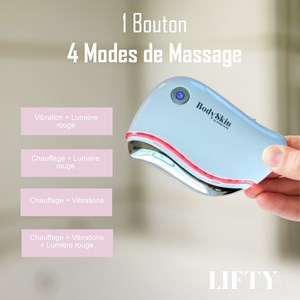 Gua sha électrique lifty blanc visage