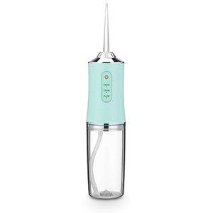 Irrigateur buccal avec 4 têtes. 220ml, rotation 360, 3 modes.