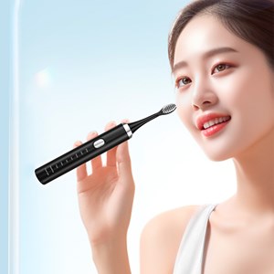 Brosse à dents électrique sonique, pour adultes, avec 8 fonctions.