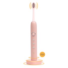 Brosse à dents électrique avec batterie rechargeable et tête.