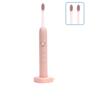 Brosse à dents électrique avec batterie rechargeable et tête.