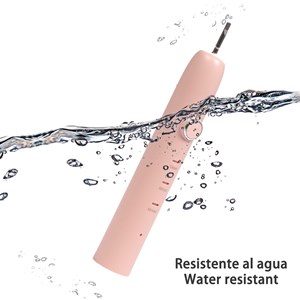 Brosse à dents électrique avec batterie rechargeable et tête.