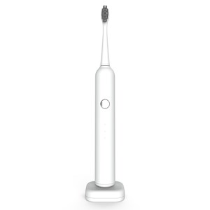 Brosse à dents électrique avec batterie rechargeable et 3 têtes.
