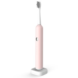 Brosse à dents électrique avec batterie rechargeable et 3 têtes.