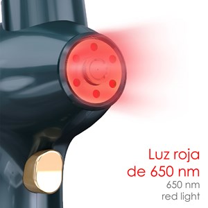Dermo hidradator avec injection d'oxygène et traitement par lumière rouge 630nm.