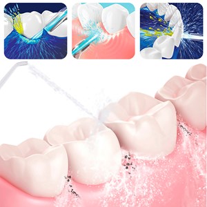 Irrigateur buccal avec 4 têtes