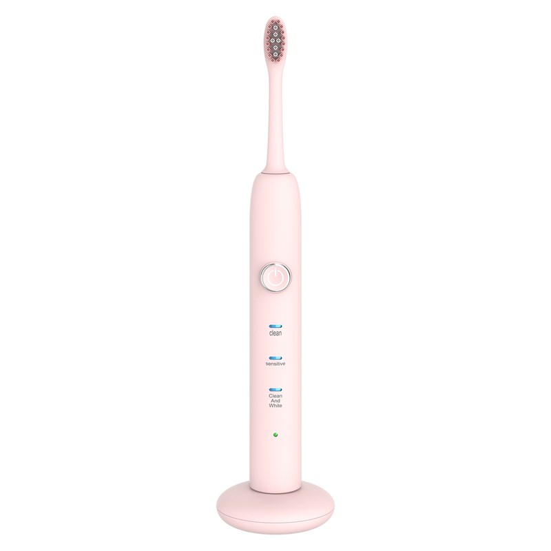 Brosse à dents électrique avec batterie rechargeable et tête.