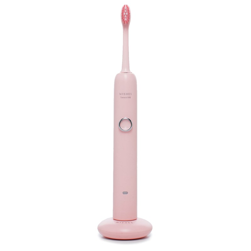 Brosse à dents électrique avec batterie rechargeable et tête.