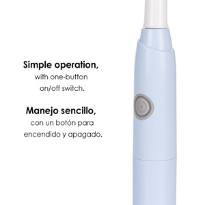 Brosse à dents électrique sonique et03. Inclus 2 têtes.