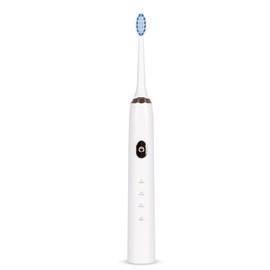 Brosse à dents électrique sonique et01. Modes nettoyer, polir et blanchir.