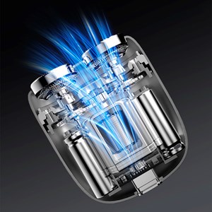 Rasoir électrique avec 2 vitesses.