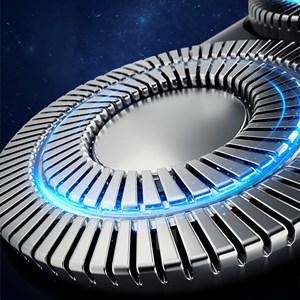 Rasoir électrique avec 2 vitesses et couvercle de protection.