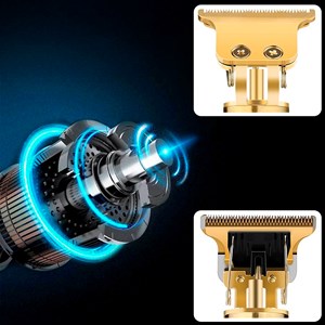 Tondeuse de précision pour cheveux et barbe avec batterie.