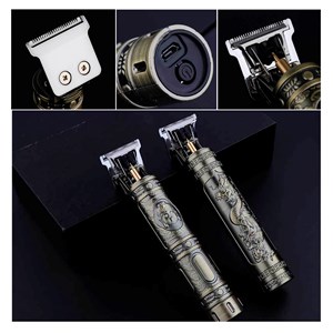 Tondeuse de précision pour les cheveux et la barbe avec batterie.