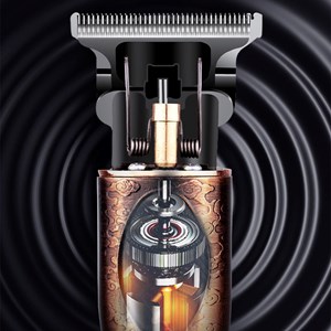 Tondeuse à cheveux et à barbe rechargeable 1200mah. Design rétro ergonomique