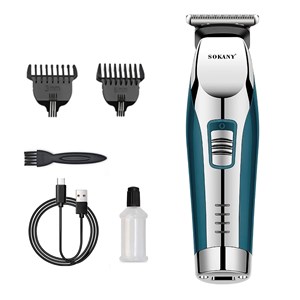 Tondeuse à cheveux et barbe rechargeable. Design ergonomique.