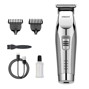Tondeuse rechargeable pour cheveux et barbe. Design ergonomique