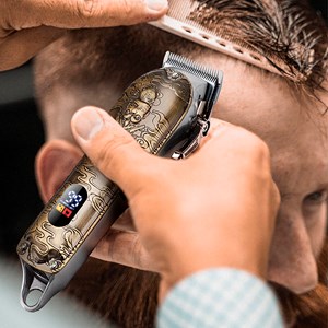 Kit 2 en 1 avec tondeuse + styliseur de cheveux et barbe lm-2025.