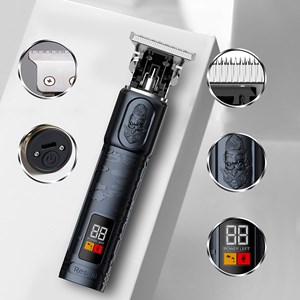 Tondeuse pour cheveux et barbe jm-711. Design vintage.