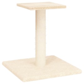 Arbre à chat meuble tour grimper jouet 34.5 x 34.5 x 38 cm crème